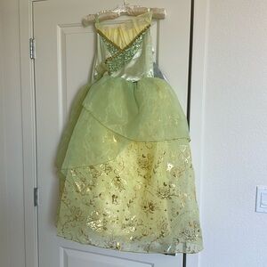 Disney Parks Authentic Princess Tiana Dress Child 9/10